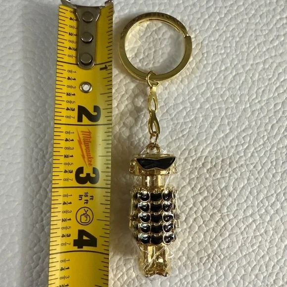 Paco Rabanne Fame Robot Key Chain Keyfob Bag Charm Tag New Authentic - Picture 8 of 9